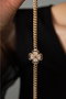 Heliophilia Silver Pulsera CBL9535 en Dorado con Circonita